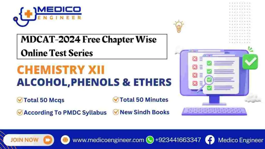 Alcohol Phenol and Ether Online MCQS Test