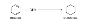 benzene to cyclohexane
