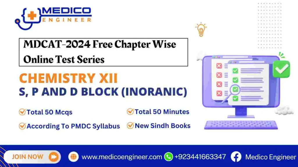 S P and D Block Chemistry test