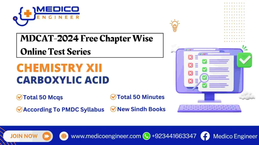 featured image Carboxylic acid online test