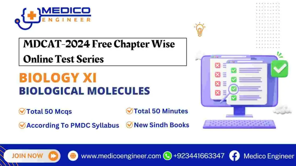 XI biology Biological Molecules Online test