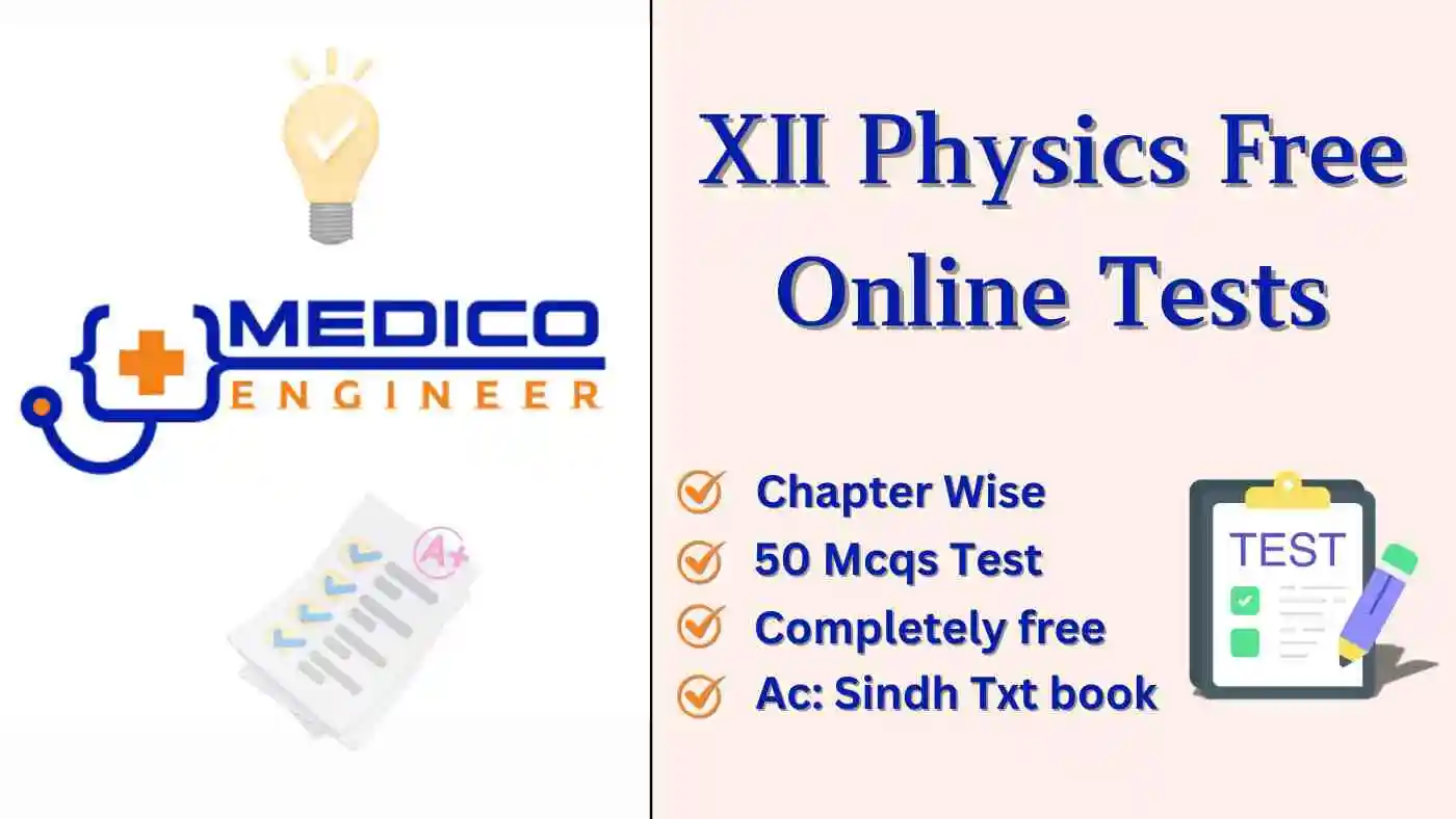 Mdcat XII physics free online tests