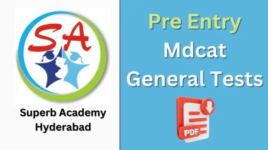 Superb academy hyderabad Mdcat General tests